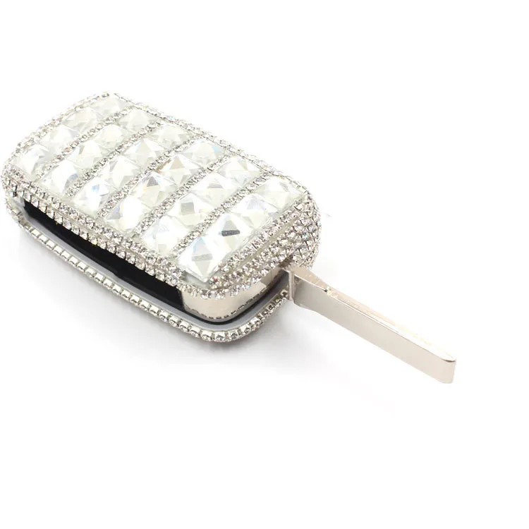 Роскошный ключ с бриллиантами держатель оболочки дистанционного ключа автомобиля чехол для Volkswagen VW Polo Passat Tiguan Bora подарочные аксессуары
