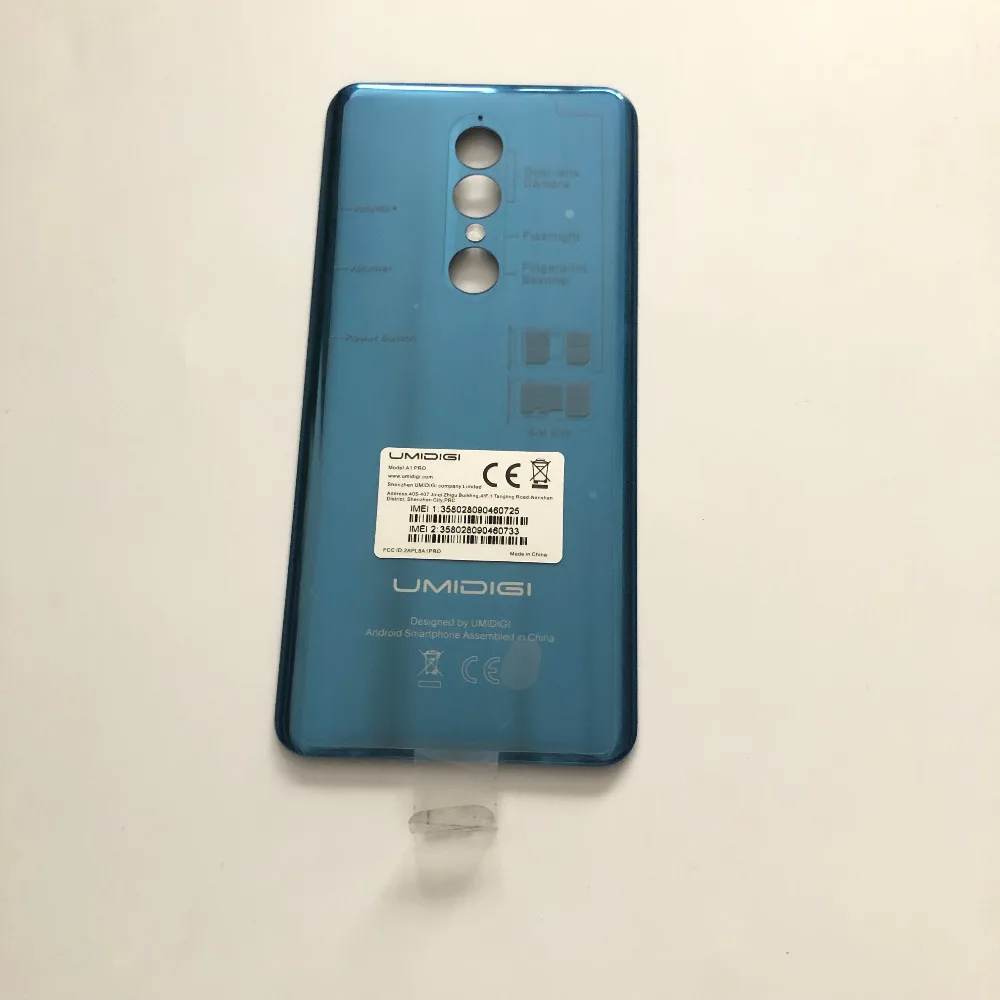 Б/у задняя крышка для Umidigi A1 Pro MTK 6739 Quad Core 5 дюймов 1440x720|Корпусы и рамки мобильных