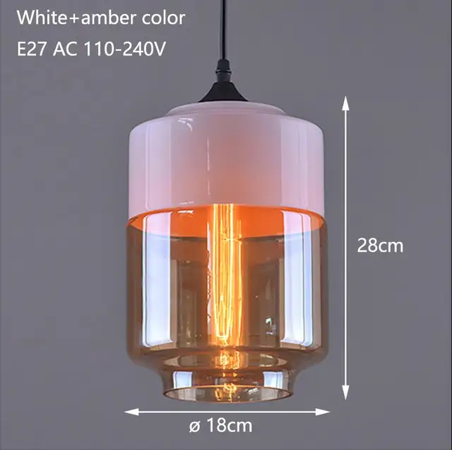 White And Amber