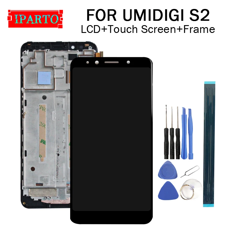 

6.0 inch UMIDIGI S2 LCD Display+Touch Screen Digitizer +Frame Assembly 100% Original New LCD+Touch Digitizer for UMIDIGI S2