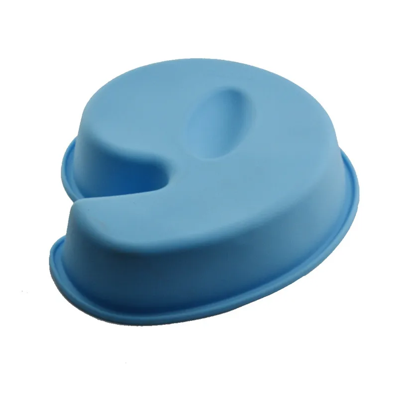 100% Food Grade Large Non-stick Silicone Number 6 9 Cake Mold Pan DIY Baking Tin Birthday Wedding Anniversary 6th 9th Cake Mould4