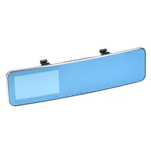 4.3″ Car Rearview Mirror DVR Dual Lens Front Rear 1080P 720P Camera Recorder with G-sensor Motion Detection Night Vision
