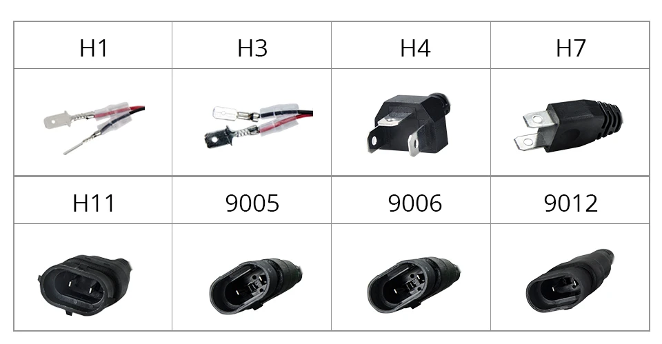 MeeToo H4 LED Bulb Car Headlight H7 LED H1 H8 H11 HB3 HB4 9005 9006 IP65 72W 8000LM 6500K Fog Light 12V 24V Auto Headlamp Lamps (4)