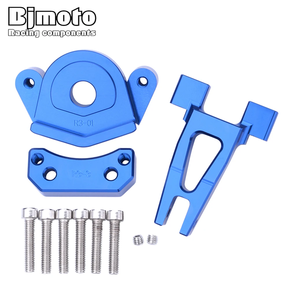 

BJMOTO For Yamaha YZF R3 R25 2014-2017 Motorcycle CNC Aluminum Steering Damper with Mounting Bracket Kit