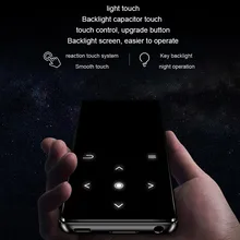 K11 2,4 дюймов Сенсорный экран Hi-Fi Bluetooth Mp3 музыкальный плеер 8 Гб без потерь Мини Портативный аудиоплеер FM радио Электронная книга Регистраторы
