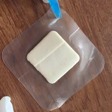 " X 4"(10 см X 10 см) Водонепроницаемый гидроколлоидный пенопласт с каймой(клейкой) повязка на рану для антипролежней пролежней