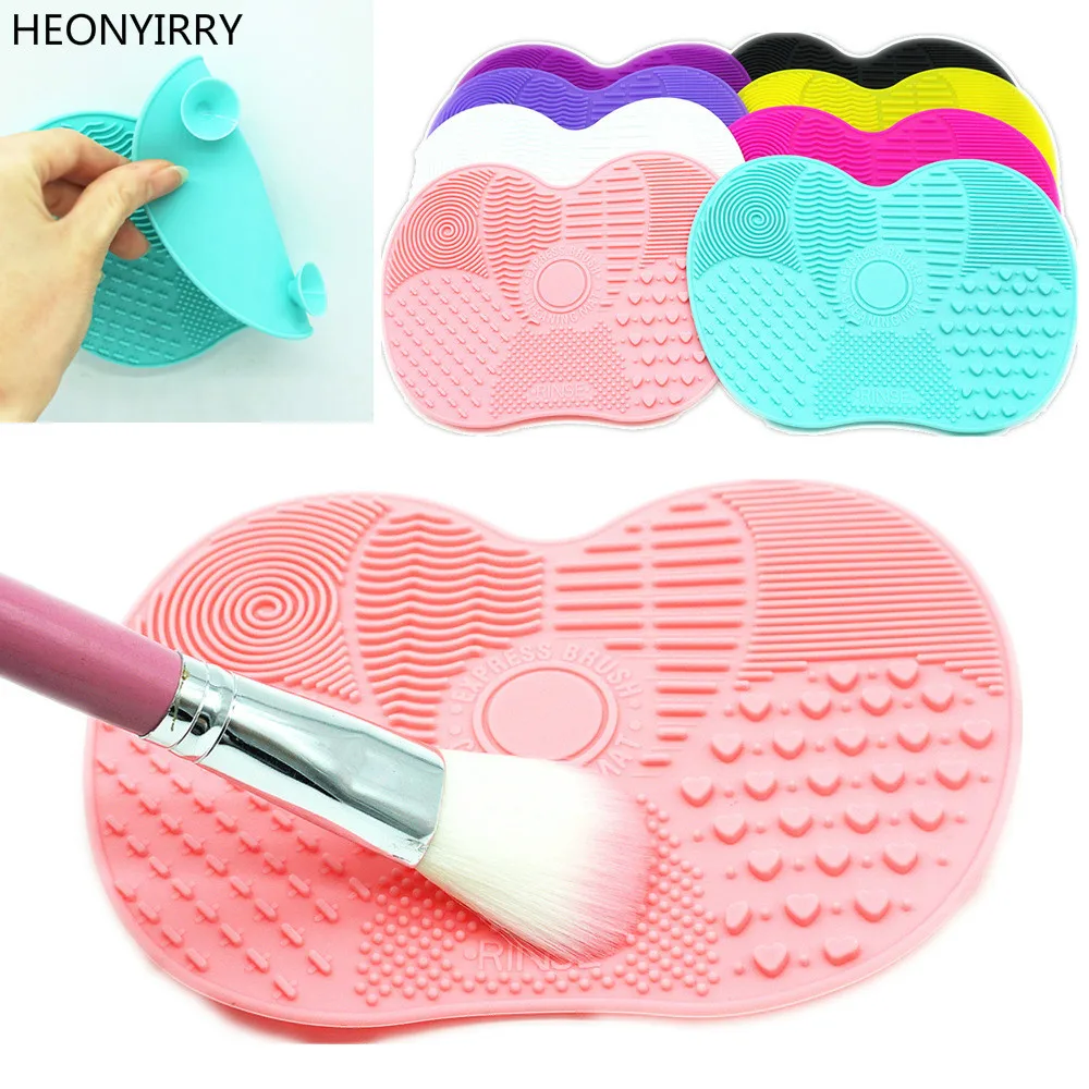 Silicone Makeup Brush Cleaning Mat Washing Tools Hand Tool Large Pad