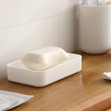 Пластиковая сливная мыльница двойная стойка для хранения мыла контейнер для продуктов ванной комнаты Домашний Органайзер L4