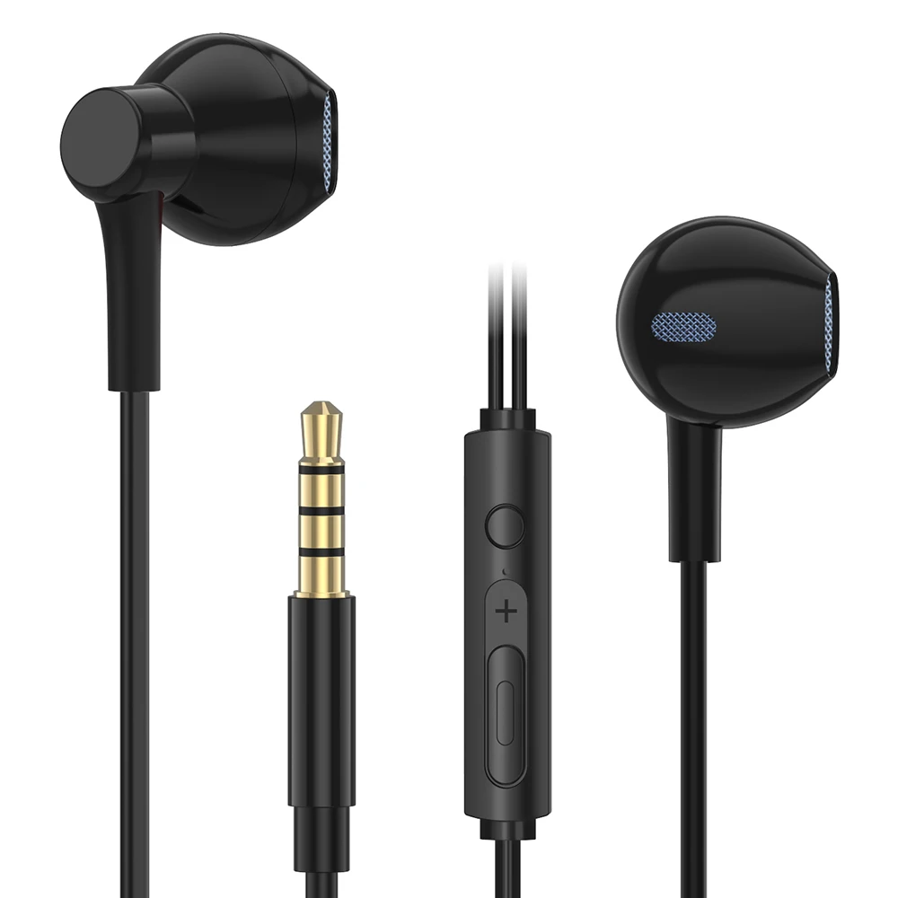 MUSTTRUE новые наушники гарнитура наушники для смартфонов iphone Xiaomi huawei samsung fone de ouvido auriculares - Цвет: Black