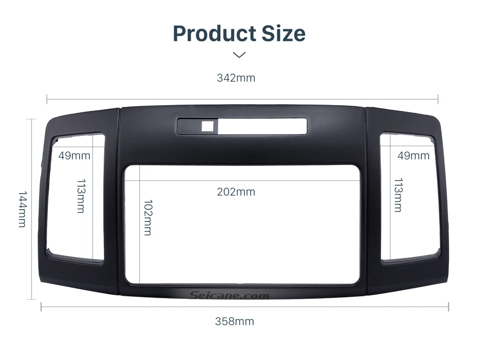 Seicane 202*102 мм 2 Din для Toyota Allion 240 переоборудование автомобиля радио Панель Фасции Аудио Крышка Тире отделка Установка Рамка комплект