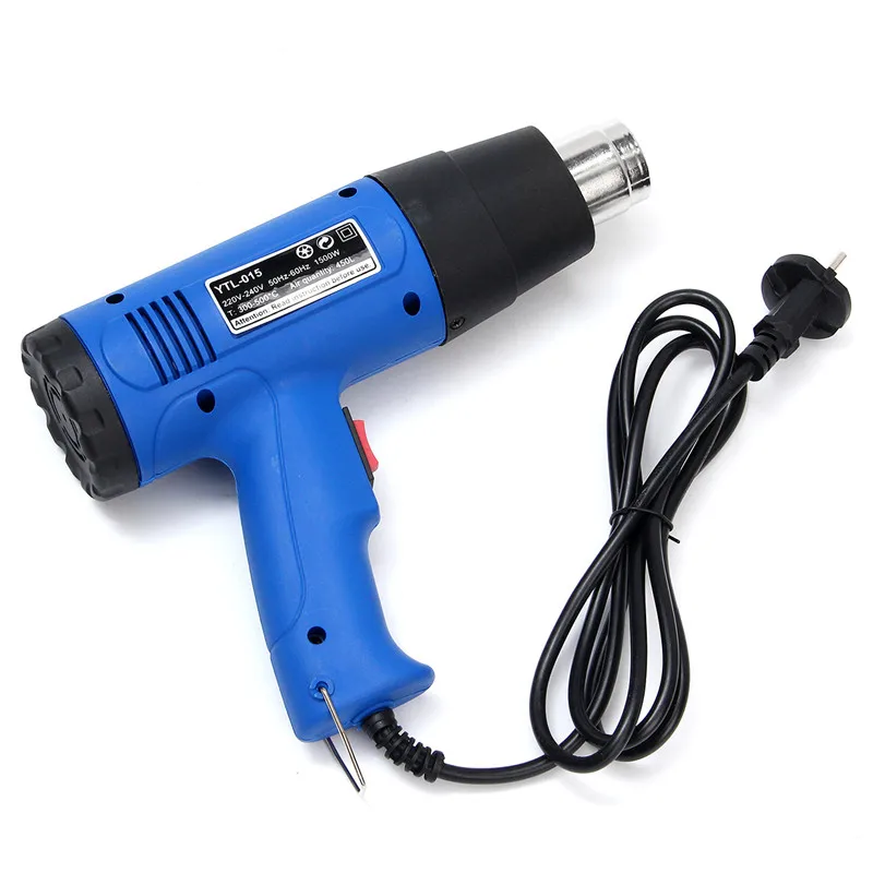 Electric Heat Gun Hot Air Gun 1500W Dual Temperature Metal Nozzle