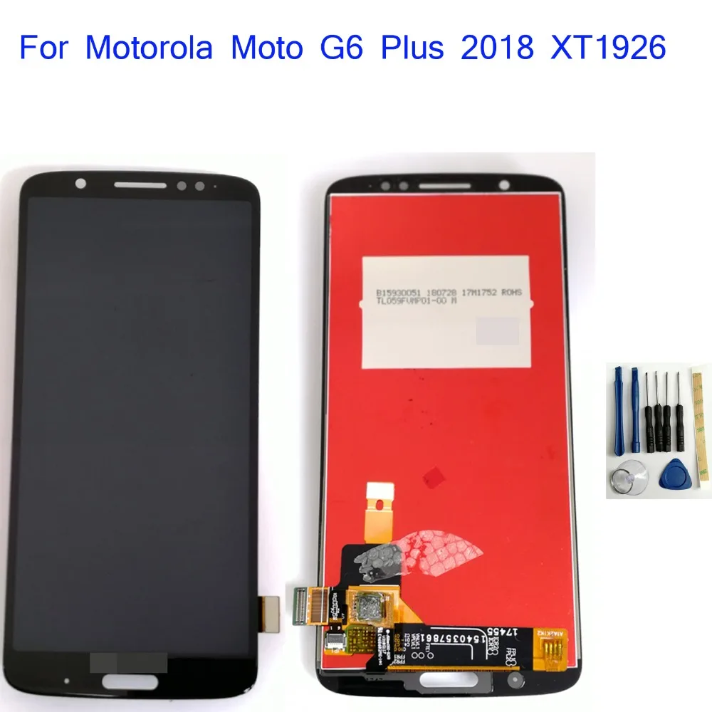 Shyueda IPS AAA + 5 9 &quotдля Motorola Moto G6 Plus 2018 XT1926 (версия для Европы и Бразилии) ЖК-дисплей