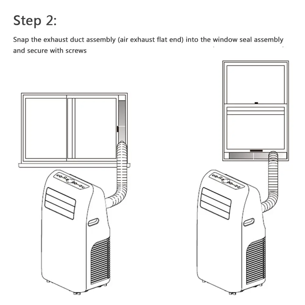 Регулируемый 1,9 м/1,3 м кондиционер окно скользящая пластина оконное отверстие адаптер выхлопной шланг трубчатый разъем комплект для кондиционера