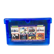 23 Em 1 Popular Jogo de 32 Bits Cartão Coleção Edição Inglês 2048 M com o Jogo Final Fantasy 1 2 4 5 6/Aladdin/Double Dragon, etc.