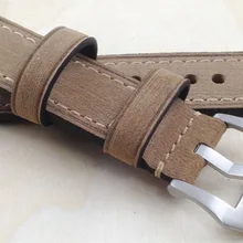 10 шт./партия 20 мм 22 мм 24 мм Натуральная кожа Crazy horse кожаный ремешок для наручных часов часы ремешок мужские часы ремни-WB120701