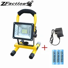 30 Вт 2400LM высокомощный светодиодный ручной поисковый светильник, уличный светодиодный аварийный прожектор, светильник, 24 светодиодный водонепроницаемый перезаряжаемый походный светильник