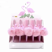 20 шт./лот гелевые ручки плюшевые домашние тапочки с кошечкой из мультфильма, рубашка с изображением фламинго кулон kawaii гелевые чернила Письменные ручки канцелярские принадлежности для творчества ручка офисные школьные принадлежности, блокноты