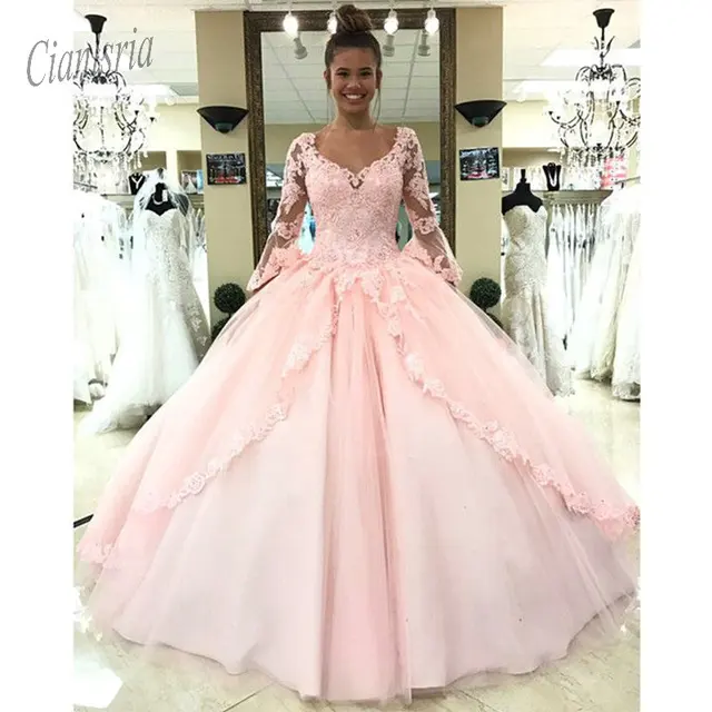 blush pink quinceanera