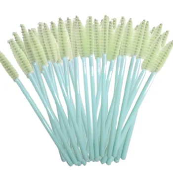 

100 PCS Disposable Eyelash Mini Brush Mascara Applicator Spoolers Makeup 4.5