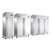 0~-18 C коммерческий Freezer 3 большие двери Вертикальная кухонная Морозильная камера Холодильник