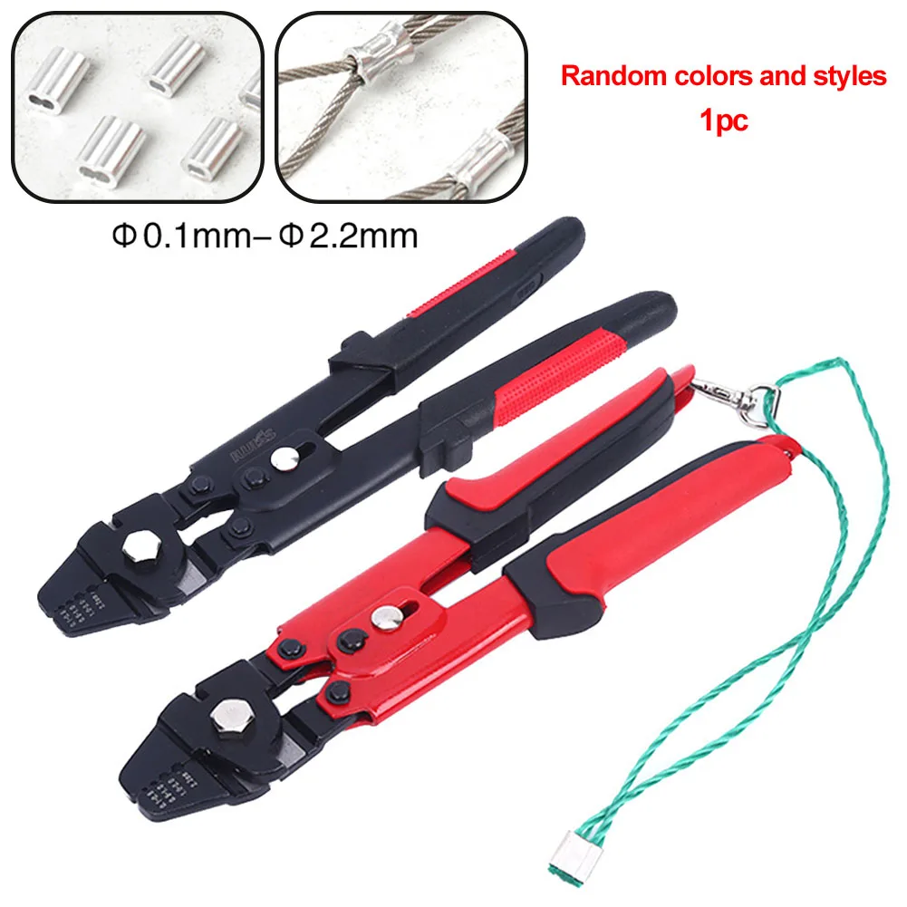 

Outdoor Multi Functioned Fishing Tool Wire Accessory Hard Crimping Pliers Carbon Steel Useful Durable For Copper Fishing Line