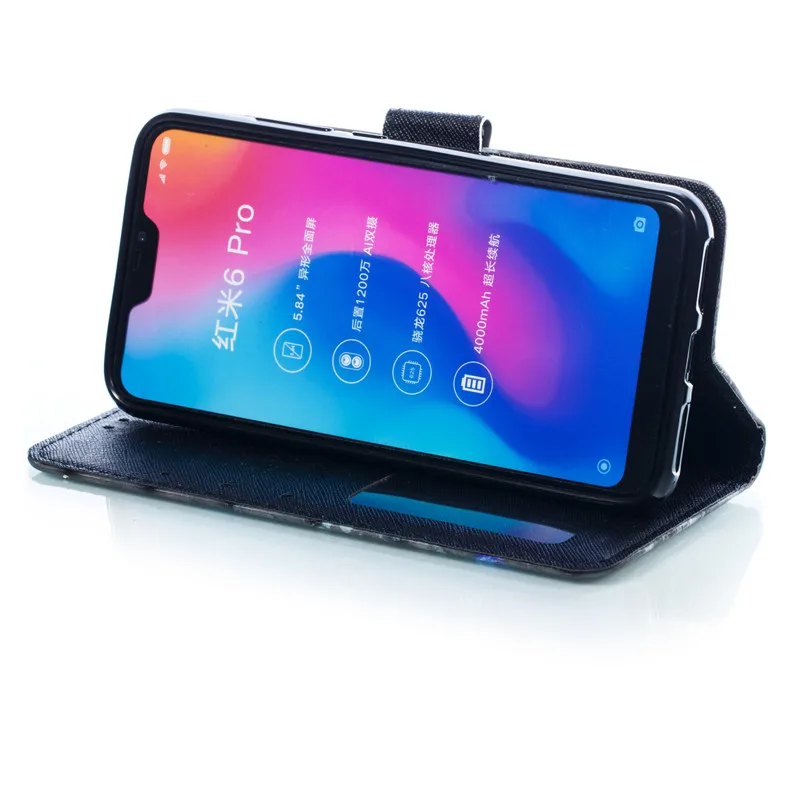3D кожаный чехол на СПС Xiaomi Mi A2 Lite чехол для Coque xiomi Xiaomi Mi A2 lite Дело Капа Роскошные Флип Бумажник телефон случаях Для женщин