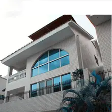 Серебряная изоляция оконная пленка наклейки отражающая солнце одностороннее Зеркало Синий Серебряный загар ширина 50 см по длине 500 см