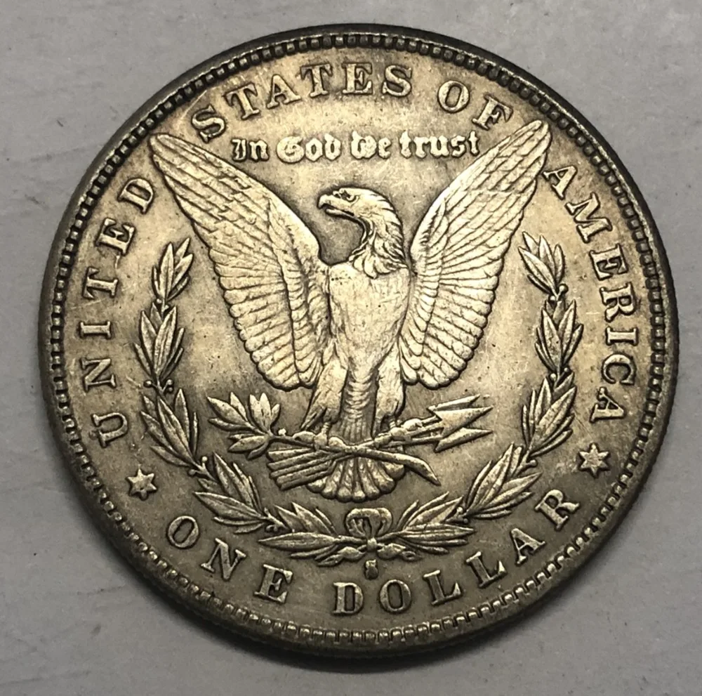 1880 (P.S.O) Соединенные Штаты Morgan One Dollar Посеребренная копия монеты (Выберите любой