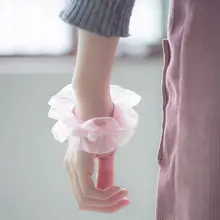 Женские разноцветные кружевные эластичные носки с манжетами и цветком; короткие носки с жемчужинами; повязки для бедер; гетры; сезон лето