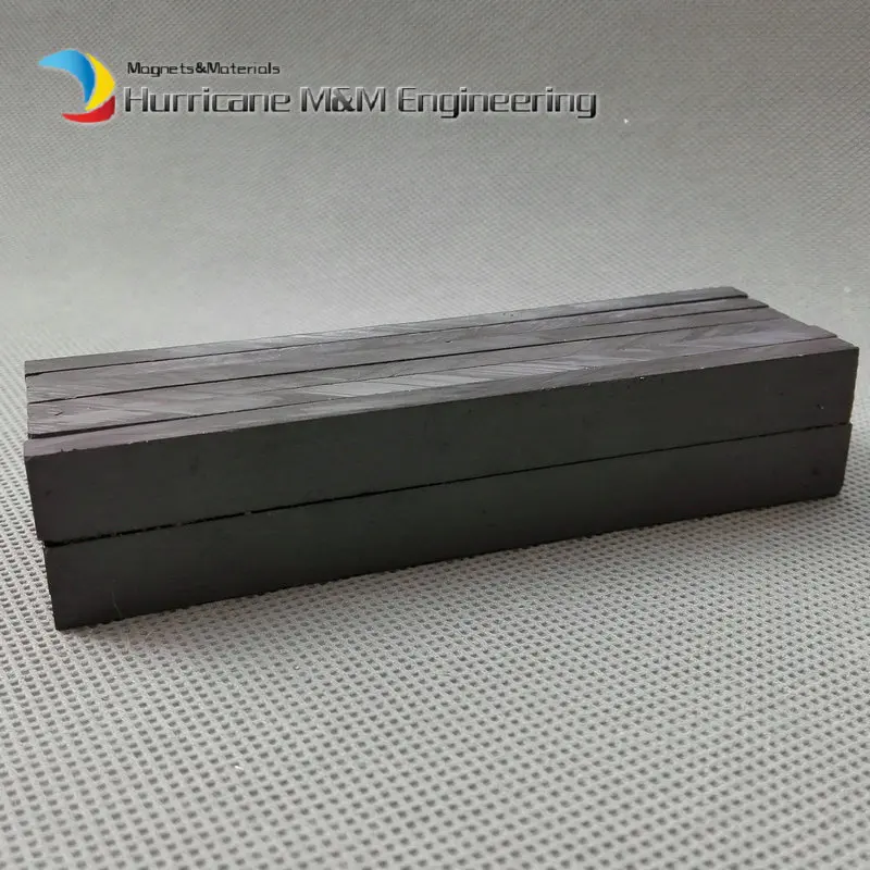 12 шт. керамический Магнитный блок 100x10x5 мм Бар класс C8 постоянные магниты