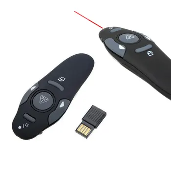 

PPT controller Laser pen 2.4Ghz USB Wireless Presenter Laser Pointer PPT Remote Control for Powerpoint Presentation