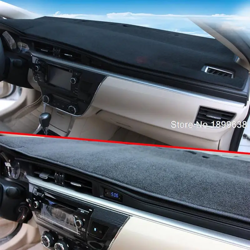  Car dashboard Avoid light pad Instrument platform desk cover Mats Carpets Auto accessories for Ford