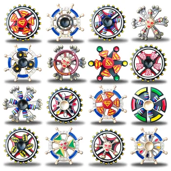 

Double Bearing Hand Spinner fidget Zinc Alloy Metal fidget spinner metal bearing edc finger Spinner Hand relieves stress