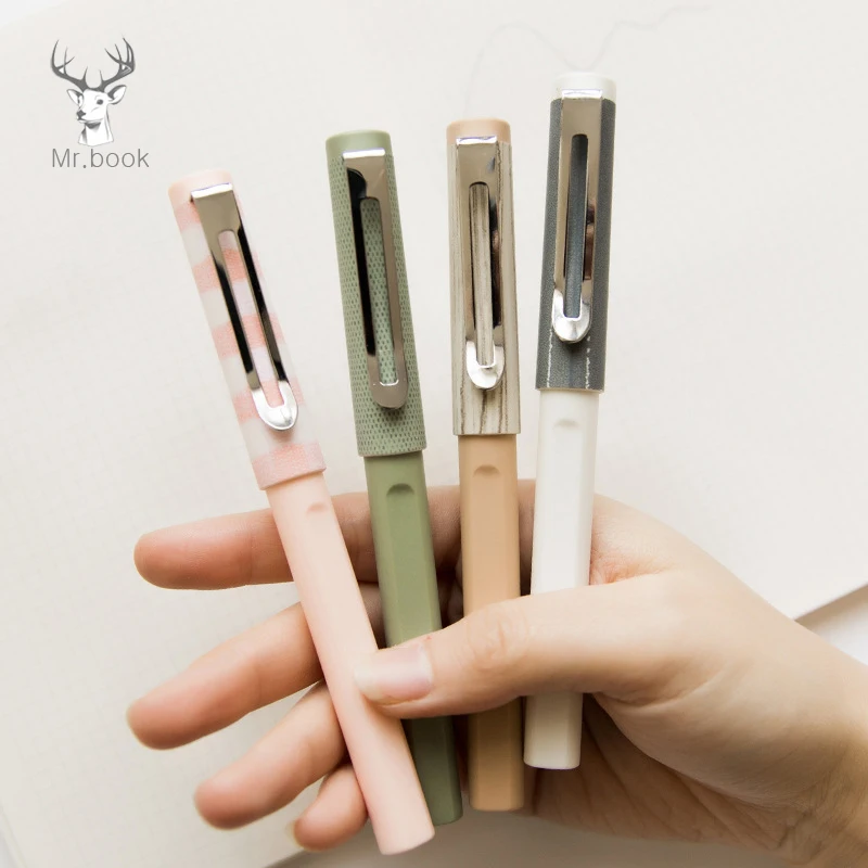 

High Quality Gel Pen Signature Pen 0.5mm Black Ink Escolar Papelaria School Office Supply Promotional Gift Kawaii Stationery