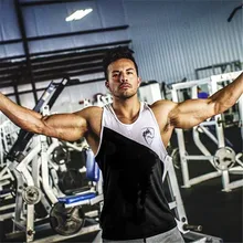 Лето новейший бренд ALPHALETE для мужчин s Лоскутные тренажерные залы майка-борцовка одежда для фитнеса или бодибилдинга мужские майки топы