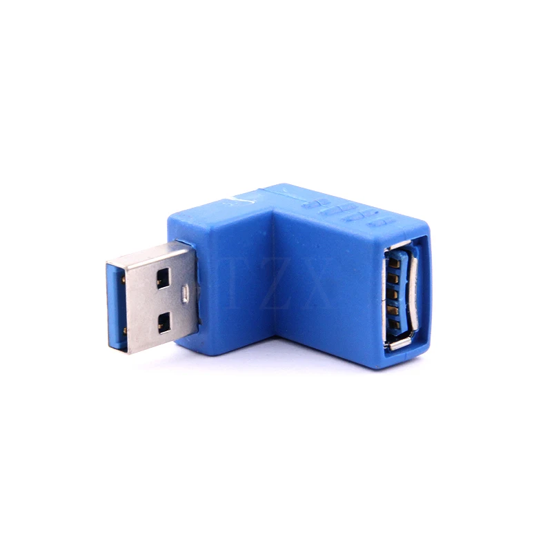 

5pcs/Lot Newest Hot Right Angle USB 3.0 Type A Male to Female Plug Connector Adapter Converter For Laptop PC