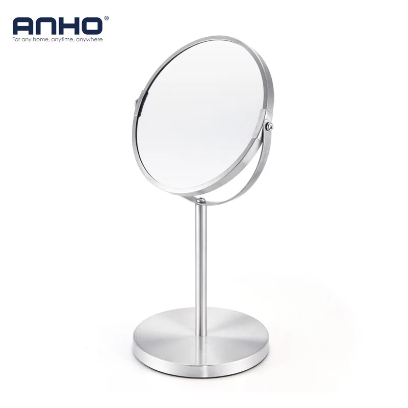 7 Inch 3X Magnification Makeup Mirror Dual Side Round Shape Circular Rotating Desk Stand Mirror Make Up Cosmetic Mirrors Tools