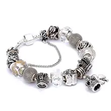 Beiver модные австралийские DIY бусины очаровательные браслеты для женщин из цинкового сплава Bijoux Femme День Святого Валентина Женские подарки для девочек