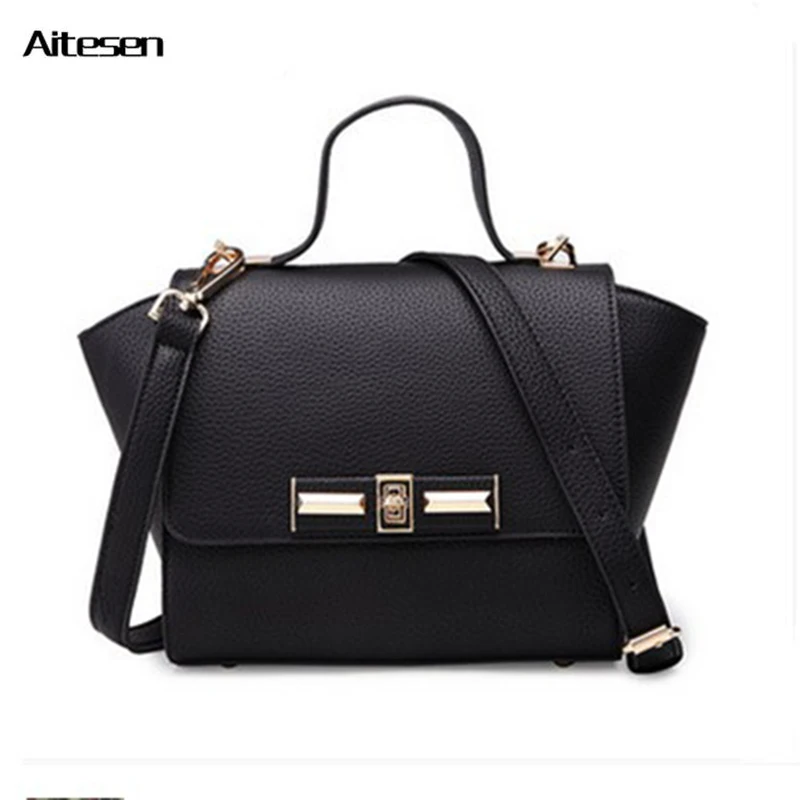 

AITESEN 2016 New Women Messenger Bag Leather Handbags Brand Women Shoulder Bags Handbag Feminina Pouch Bolsas Bags Clutches