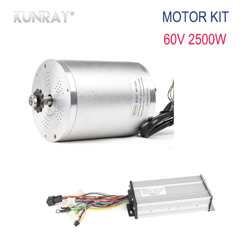 

60V 2500W DC Brushless Motor For Electric Vehicle With 18 Mosfet 41A BLDC Motor Controller Electric Scooter Electrica Bicicleta