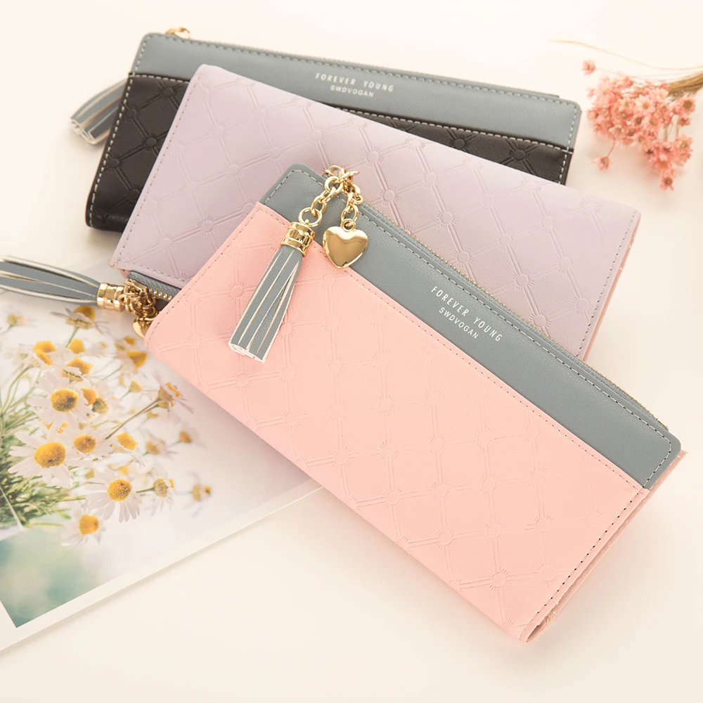 

Womens Wallet Pu Leather Buinese Coin Purses Women Female Cute Wallet Dropshipping New 2018 Multi-functional 11 Card Pocket