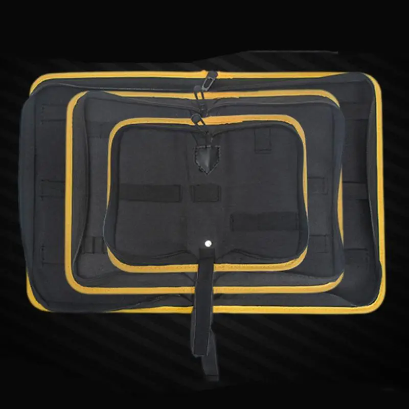 portable tool chest Oxford Canvas Waterproof Storage Hand Tool Bag Screws Nails Drill Bit Metal Parts Fishing Travel Makeup Organizer Pouch Bag Case backpack tool bag