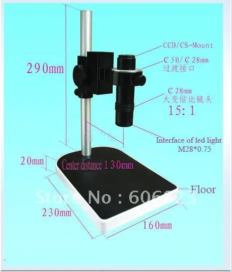 

Brand New 7X - 120X Monocular Video Zoom Industrial Microscope FOR LCD detect !free shipping!
