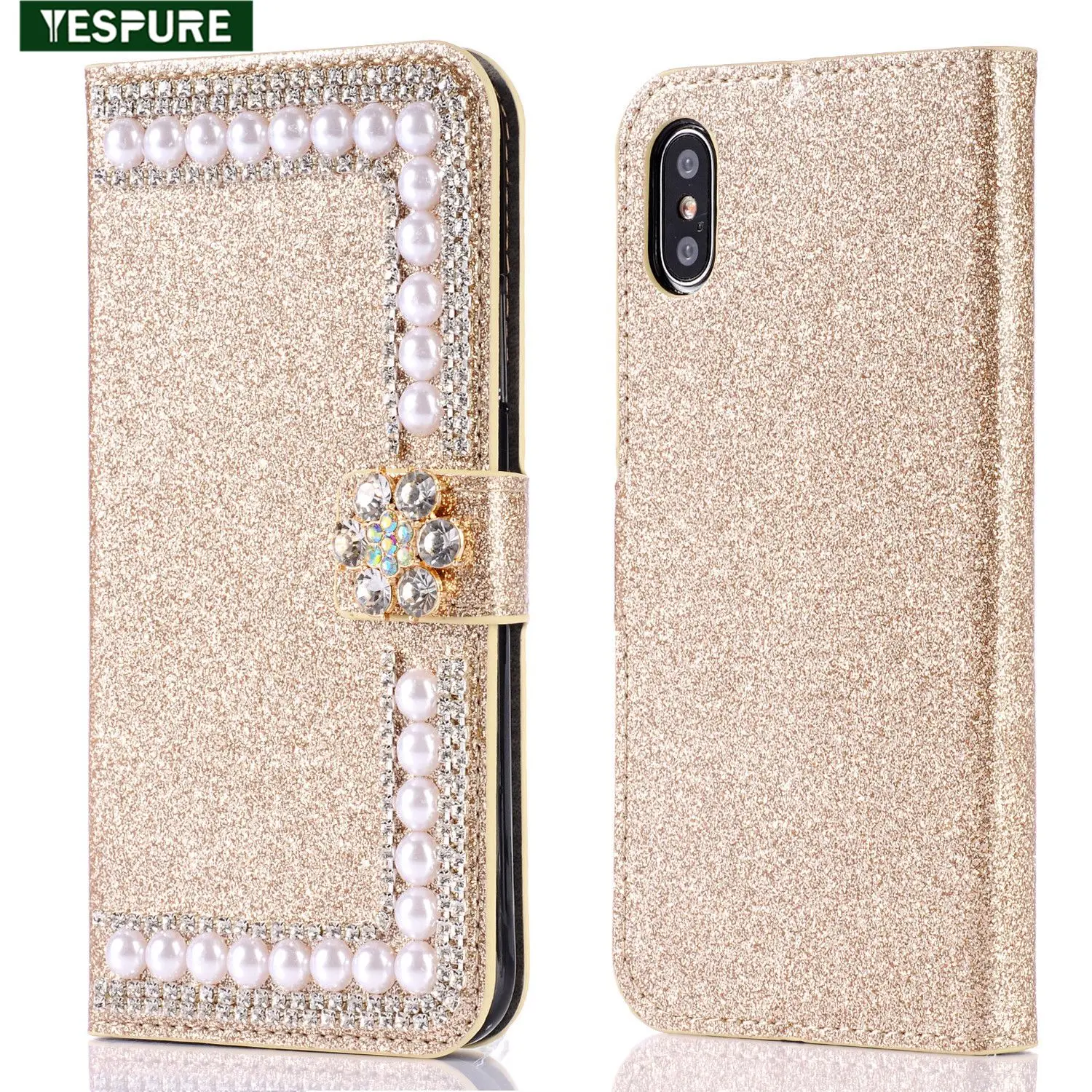 Herbests Compatible with Sony Xperia L2 Glitter Case Crystal Bling Sparkle Design PU Leather Wallet Case Protective Phone Cover with Card Slots and Stand,Dream Catcher 