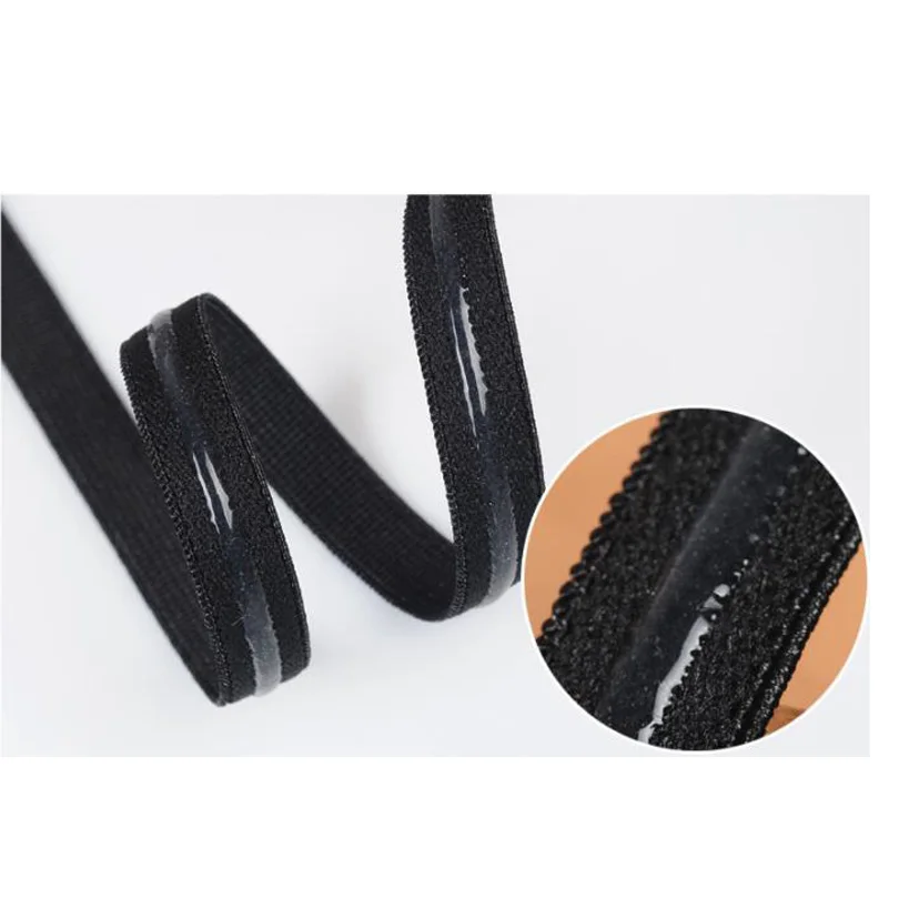Silikon Elastisch 12 MM Schwarz & Weiß Silikon Elastisch 12 MM Schwarz & Weiß