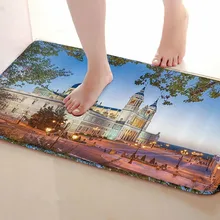 Квадратный Стиль Ванная комната Коврики, забавные Нескользящие Для ванной Коврики, Занавески для душа Интимные аксессуары, Коврики Чинг вашей душе Шторы