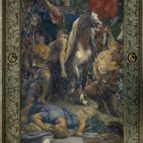 2114 Jules Elie Delaunay (1828-1891) French School Poster Print (24 x 36)