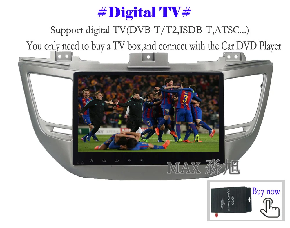 Top MAX Android 7.1.1 Silvery Frame For Hyundai Tucson/IX35 Car Radio GPS Navigation System Bluetooth call/music WIFI SWC free map 11