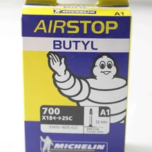 Michelin 700X18/23 Airstop A1 бутил дорожный велосипед Innertube 40 мм Presta клапан