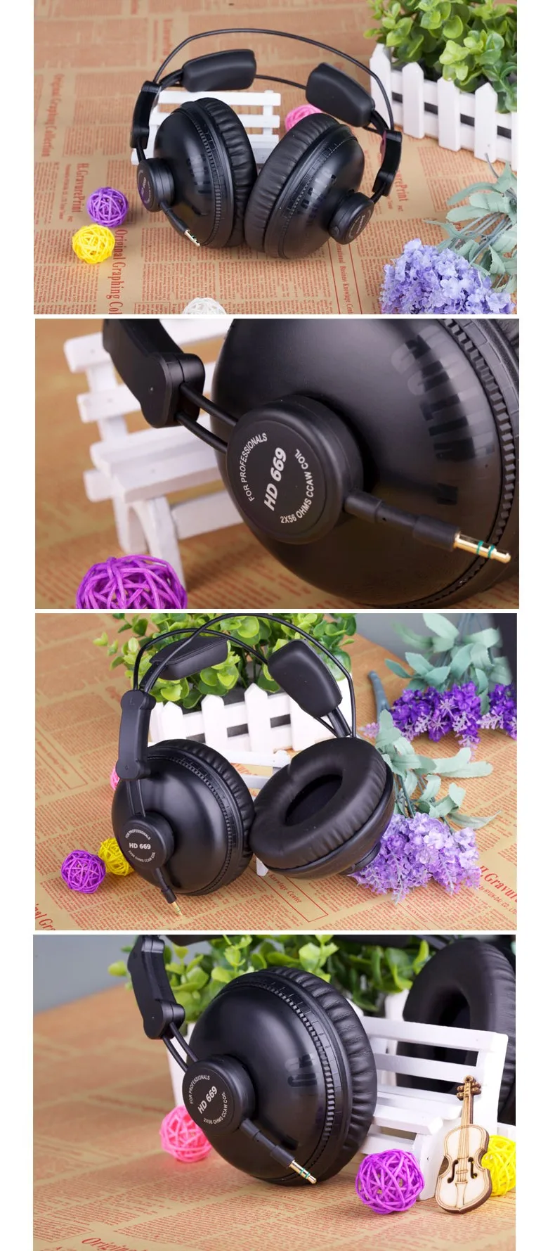 Superlux HD669 для профессиональных студий звукозаписи студийные мониторные наушники с шумоподавлением полностью закрытые студийные музыкальные игровая гарнитура стерео